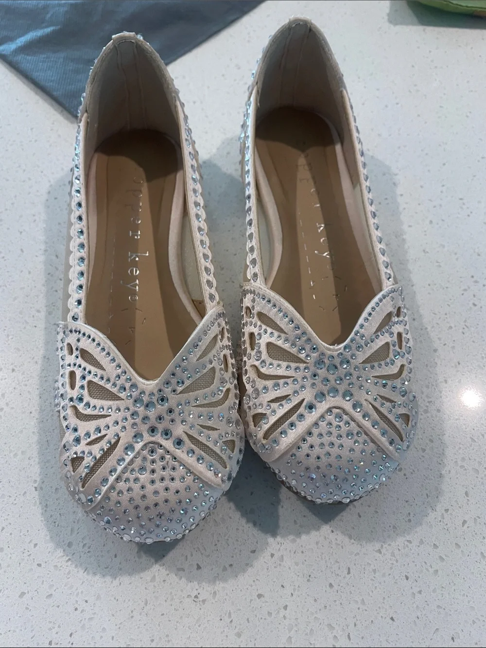 Copper Key sparkle flats